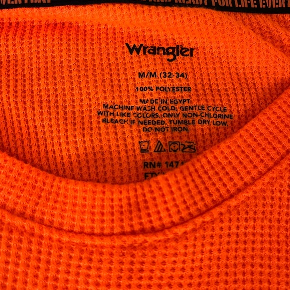 Men’s Wrangler Orange Thermal - Picture 4 of 5